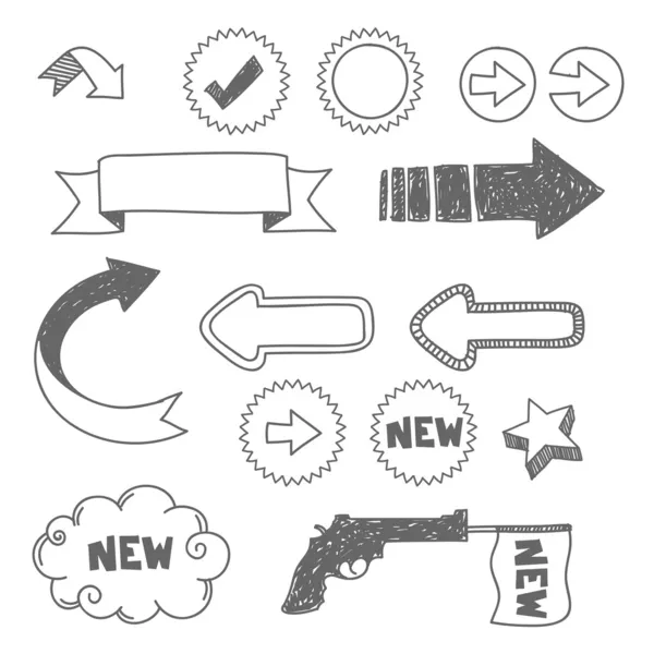 çizilmiş öğeleri el