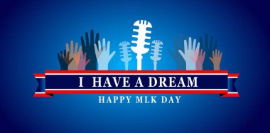 Martin Luther King günü resimde arka plan