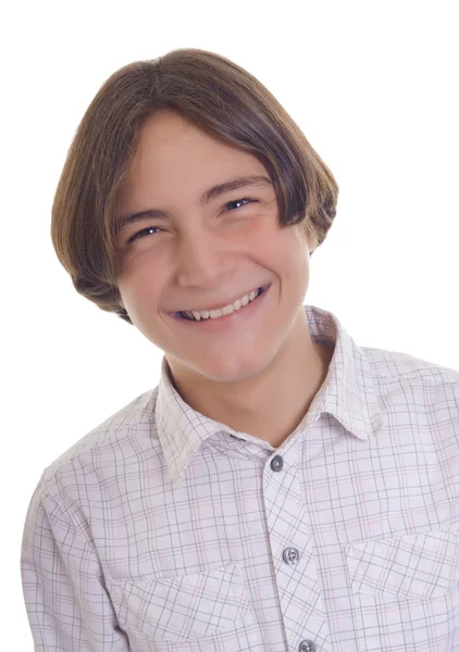 Retrato de un adolescente feliz — Foto de Stock