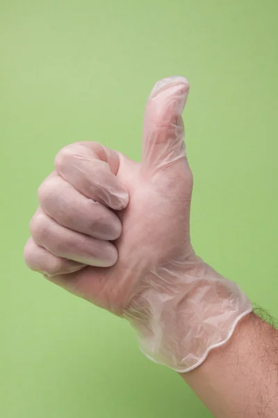 Doctor mostrando el pulgar hacia arriba — Foto de Stock