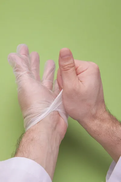 Хірургічні рукавички — стокове фото