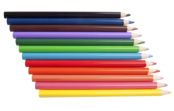 Set de creioane de culoare — Fotografie, imagine de stoc