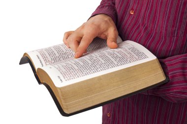 adam bir İncil okuma