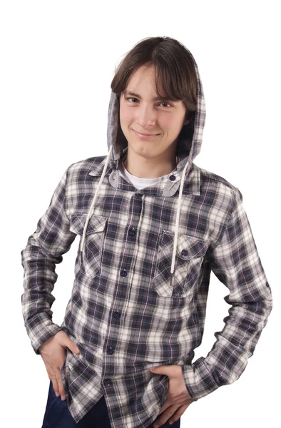 Handsome teenager smiling — Stock Photo, Image