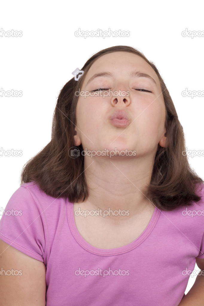 Teen Girl Kissing