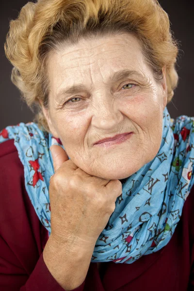Portrait de femme âgée — Photo