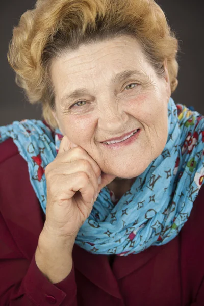 Portrait of senior woman — Stock Photo, Image