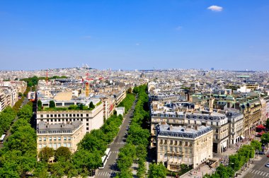 The Champs-Elysées . Paris.