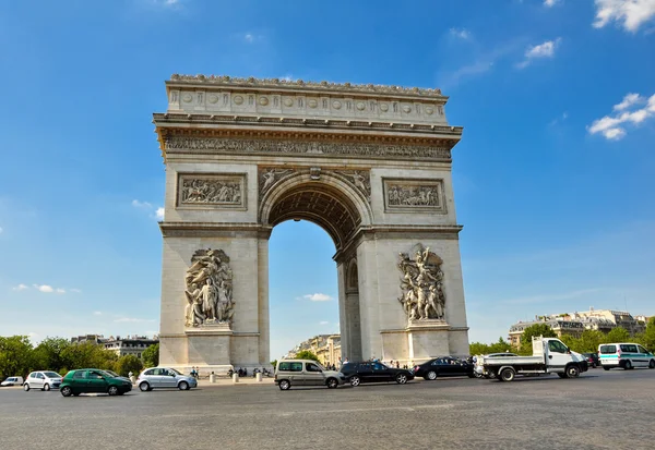 De arc de triomphe. Parijs. — Stockfoto