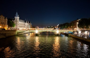 Pont au değiştirmek seine Nehri de paris, Fransa