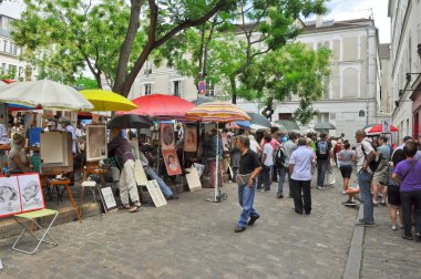 Paris'te Montmartre.