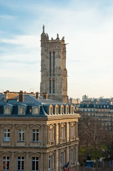 Saint-jacques-torony. Párizs. — Stock Fotó