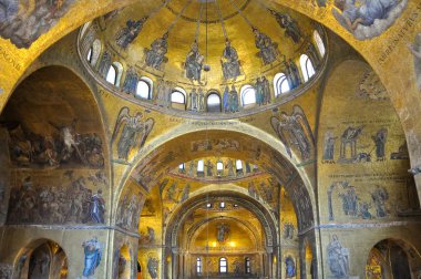 iç st mark's Bazilikası Venedik, İtalya.