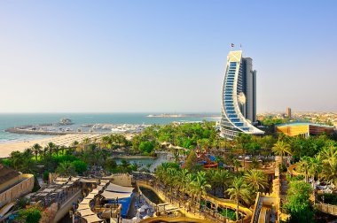 jumeirah plaj manzarası. Dubai.
