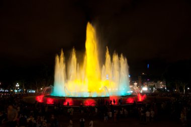 Magic Fountain of Montjuïc. Barcelona, Spain.
