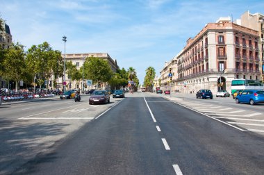 otoyol trafik. Barcelona.