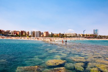 Barcelona beach.