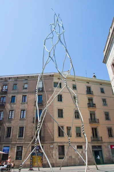 Arte urbano moderno, Barcelona, España . — Foto de Stock