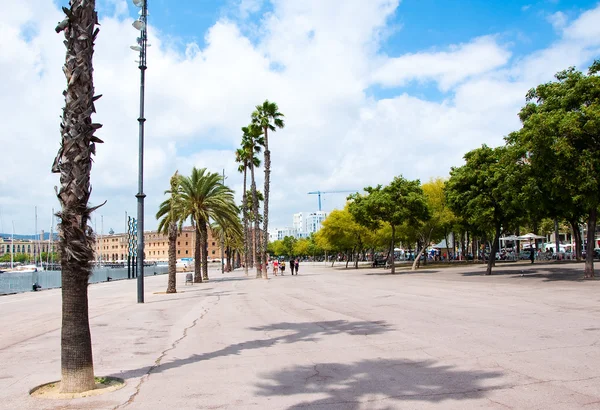 Barcelonas Strandpromenade. — Stockfoto