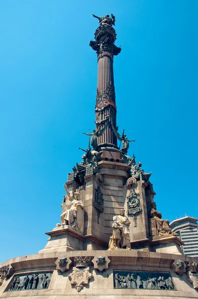 Columbus Monument, Barcelona. Spain. — Stock Photo, Image