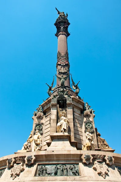 콜 롬 부스 기념물, 바르셀로나입니다. 스페인. — 스톡 사진