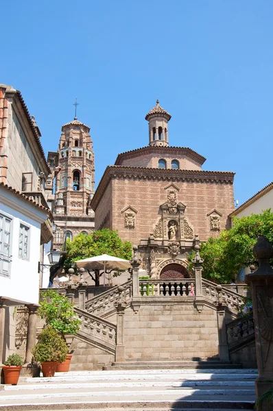 Poble espanyol. hiszpańskie miasta. — Zdjęcie stockowe