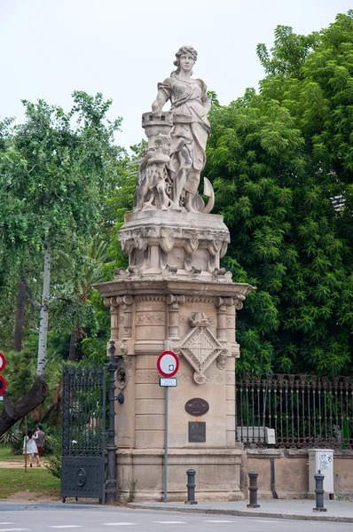 Główne wejście do parku ciutadella — Zdjęcie stockowe