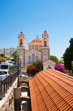 st. panteleimon Kilisesi. Rhodes, Yunanistan.