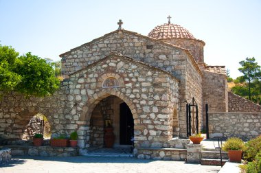 Moni thari Manastırı, rhodes, Yunanistan.
