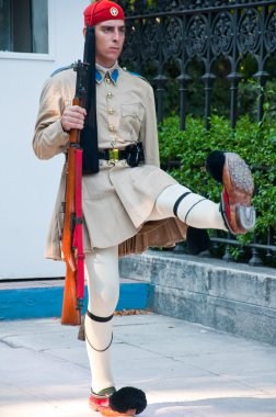 Yunan evzone. Atina, Yunanistan