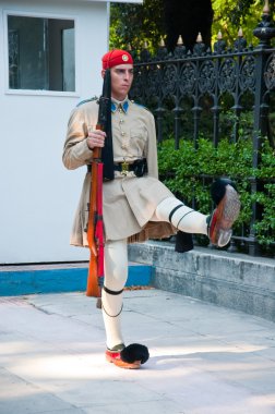 Yunan evzone. Atina, Yunanistan