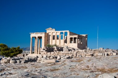 Yunanistan Atina akropolü erechtheion.