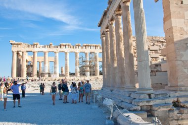 parthenon Atina akropolü, Yunanistan.