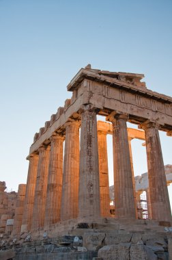 Yunanistan Atina akropolü parthenon detay