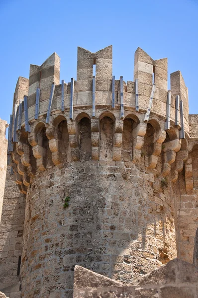 Knights Grand Master Palace in the Medieval town. — Stock Photo, Image