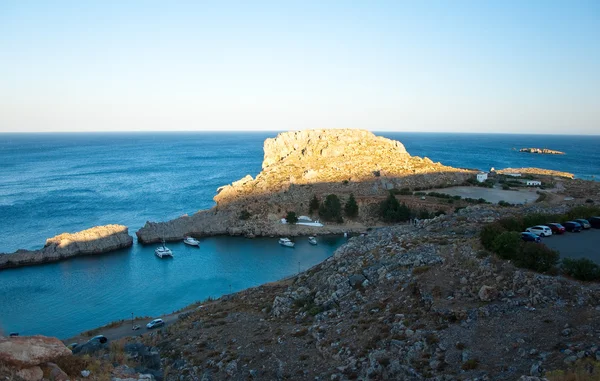 Panorama lindos. — Zdjęcie stockowe