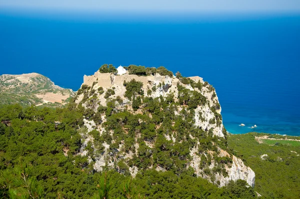 A kastély monolithos. Rhodes, Görögország. — Stock Fotó