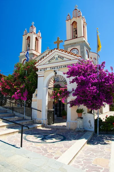 Kościół st. panteleimon. Rhodes, Grecja. — Zdjęcie stockowe