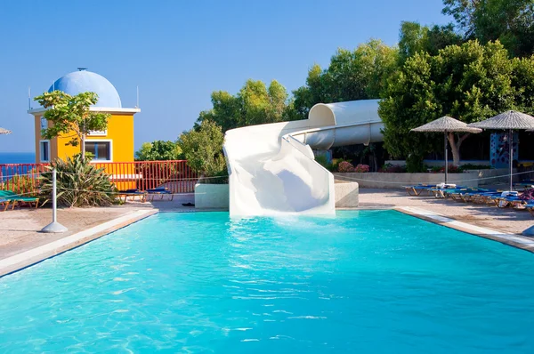 Water park. Rhodes, Greece. — Stock Photo, Image