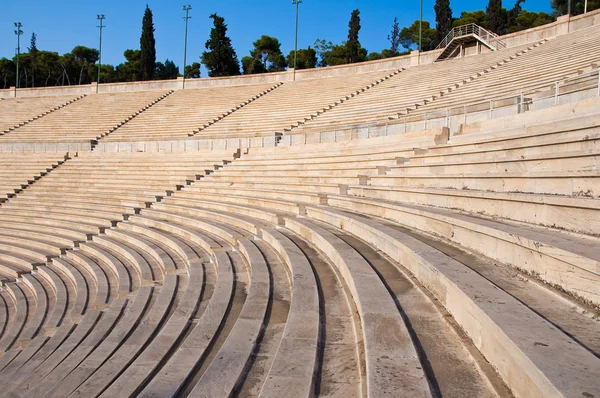 Na stadionie panathenaic. Ateny, Grecja. — Zdjęcie stockowe