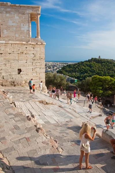 Der tempel von athena nike. Athen, Griechenland. — Stockfoto