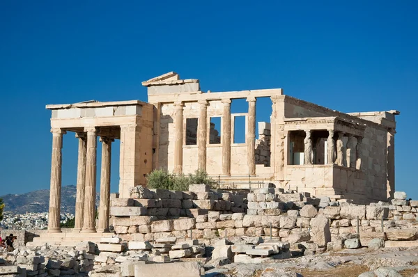 Yunanistan Atina akropolü erechtheion. — Stok fotoğraf