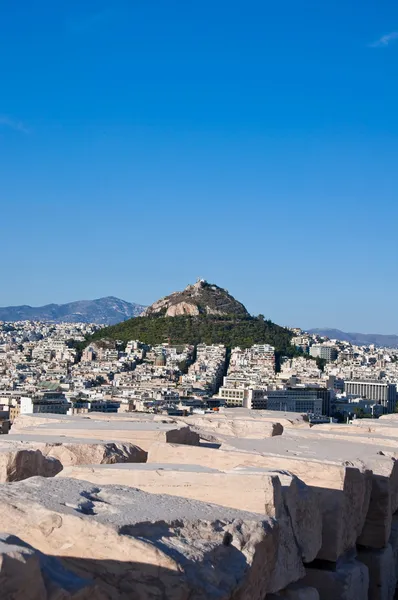 View of Athens and Mount Lycabettus, Greece. — Stock Photo, Image