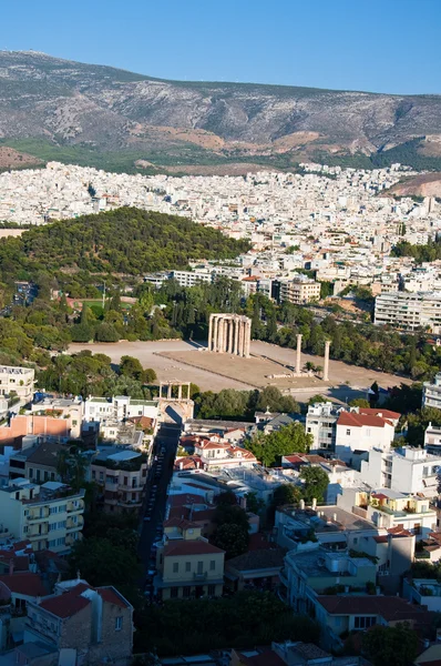 Der Tempel des Olympischen Zeus in Athen, Griechenland. — Stockfoto