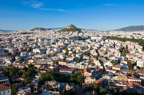 View of Athens and Mount Lycabettus, Greece. — Stock Photo, Image