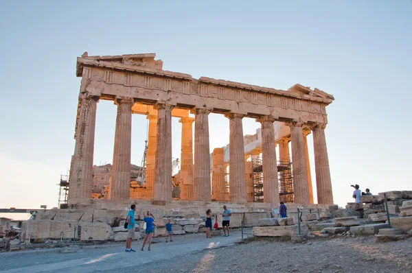 Der Parthenon auf der Athener Akropolis, Griechenland. — Stockfoto