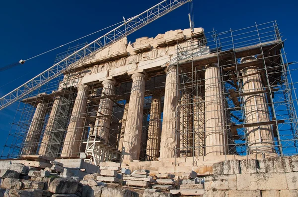 Il Partenone sull'Acropoli ateniese, Grecia . — Foto Stock