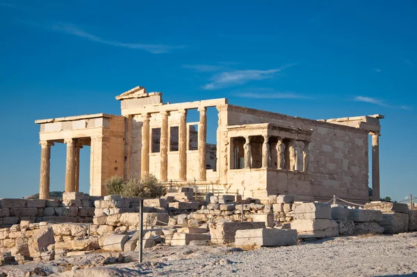 Erechtheion na Akropolu w Atenach. Grecja. — Zdjęcie stockowe