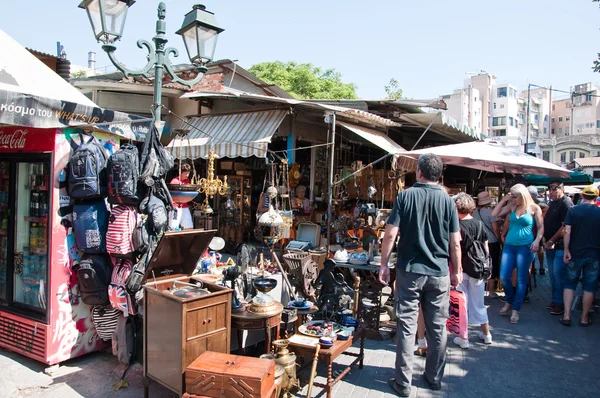The flea market in Monastiraki. Athens, Greece. — Stock Photo, Image