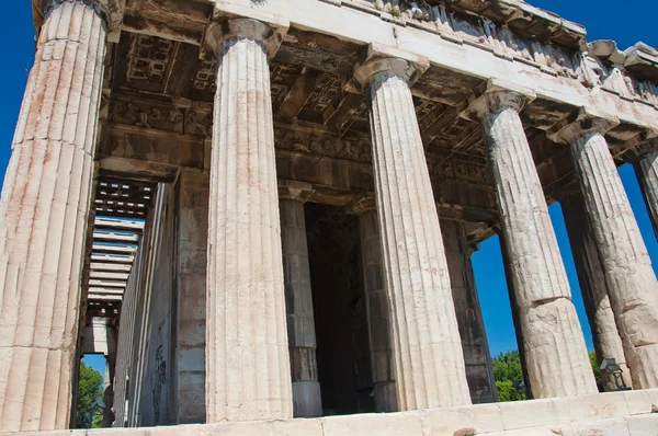 De tempel van hephaestus in de agora. Athens, Griekenland. — Stockfoto